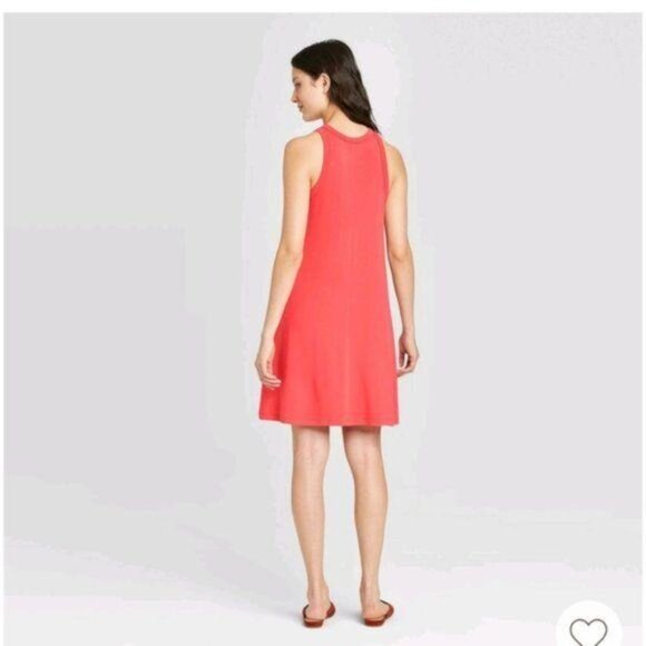 NEW a new day Red Ribbed Tank Dress - Picture 4 of 7